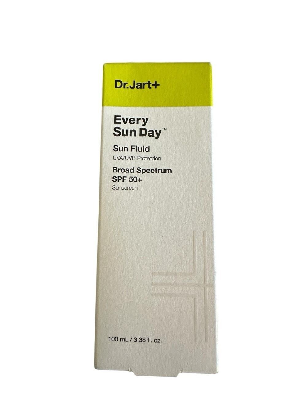 Dr.Jart+ Every Sun Day Sun Fluid Korean Sunscreen SPF 50+ 3.38 Fl Oz Sealed